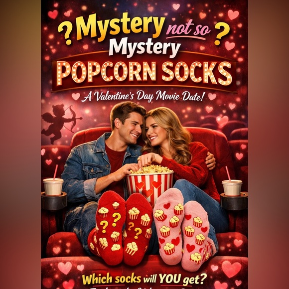 Popcorn socks & makeup bundle - Picture 2 of 2